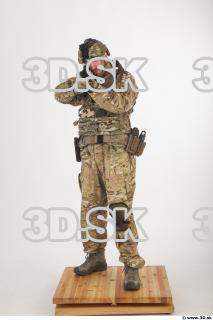 Soldier in American Army Military Uniform 0040